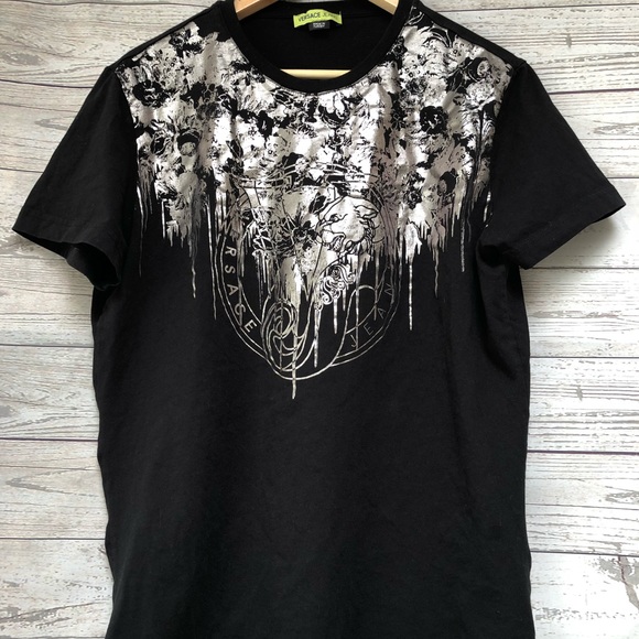 versace jeans tiger logo t shirt